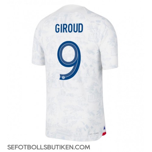 Frankrike Olivier Giroud #9 Replika Borta matchkläder VM 2022 Korta ärmar